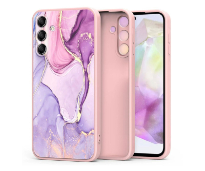 Etui do telefonów TECH-PROTECT Icon Do Galaxy S25 FE Marble 5906302332885
